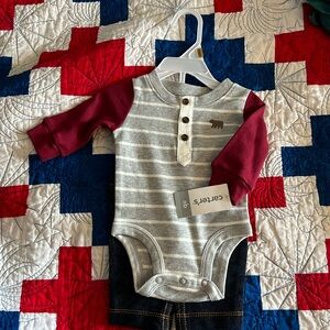 NWT Carter’s 2 Piece Newborn Set